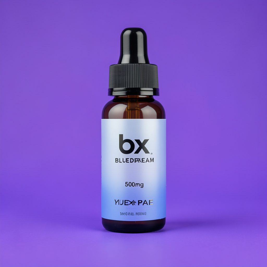 A sleek vape cartridge with a clear mouthpiece and golden oil visible inside, photographed on a white seamless backdrop.
